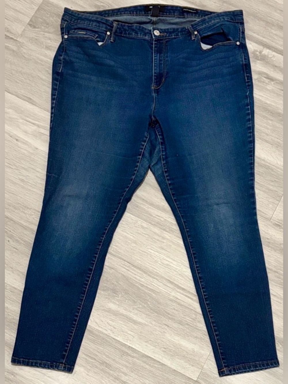 993: Nine West Dark Blue Skinny Jeans - 20W